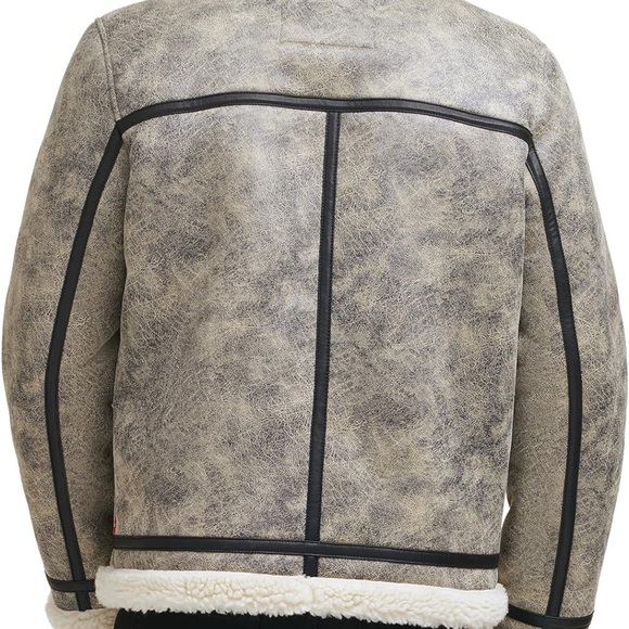 Levi’s Men's Shearling Aviator Jacket - Picture 3 of 11
